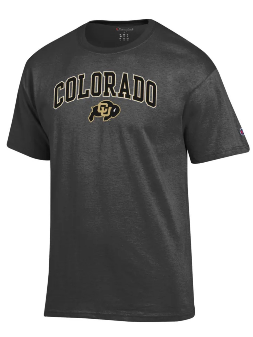 Colorado Buffaloes Champion Arched Logo T-Shirt - Charcoal